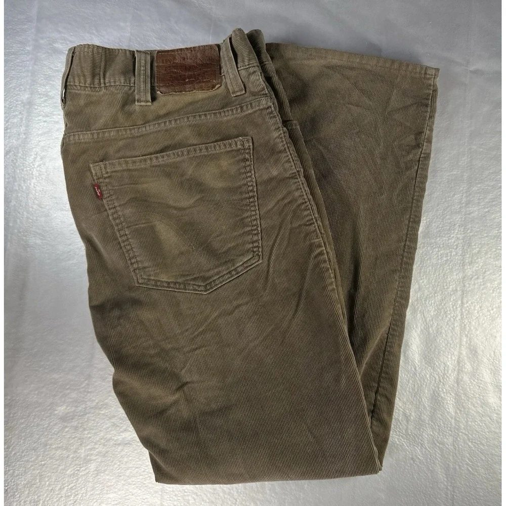 Levi 549 Low Loose Brown Corduroy 38x32 Baggy Skater Grunge Y2K